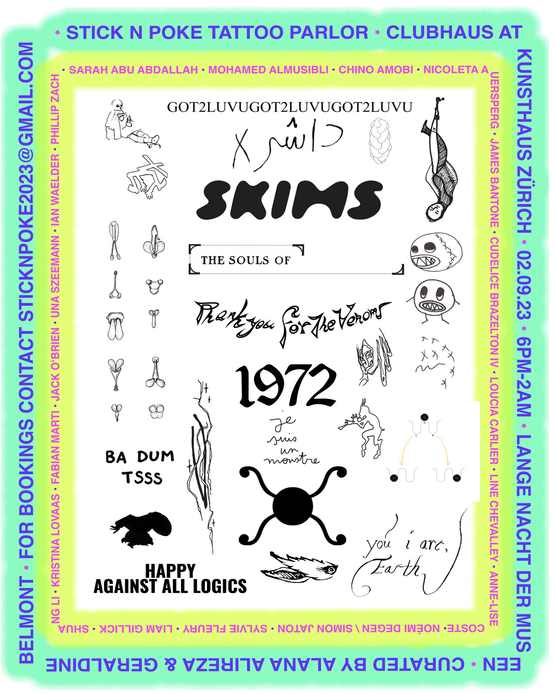 stick n poke II detail